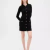 CashSoft-Mini-Pullover-Kleid mit gerippten Taschen