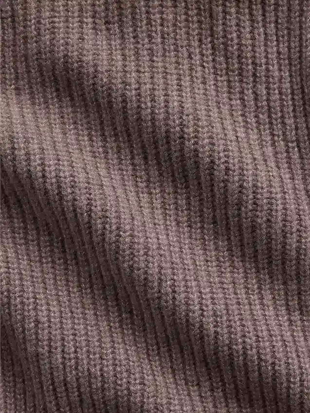 CashSoft Oversize-Kapuzenpullover mit Shaker-Stitch und Reißverschluss