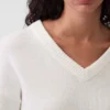 CashSoft Oversize-Pullover mit V-Ausschnitt