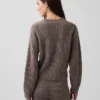 CashSoft Oversize-Strickjacke im Shaker-Stitch-Look