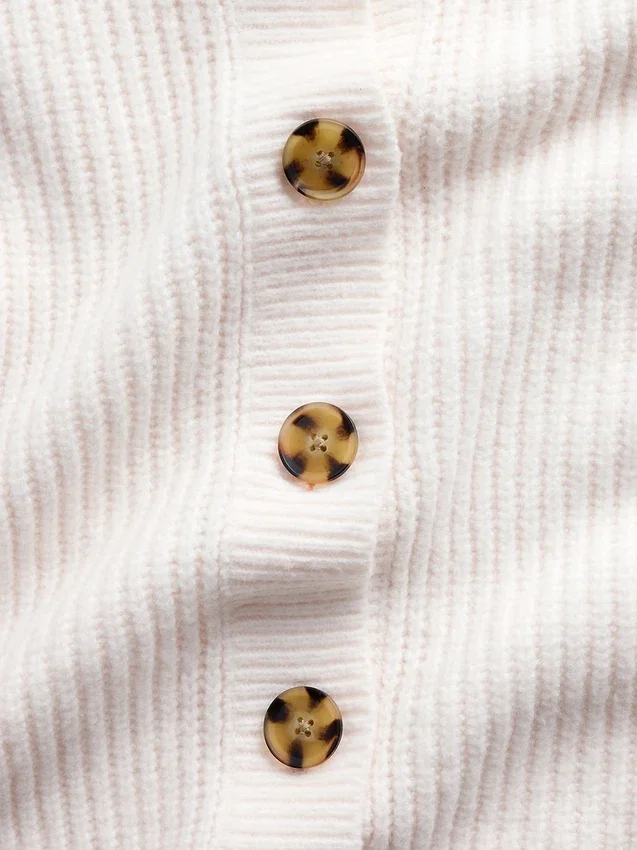 CashSoft Oversize-Strickjacke im Shaker-Stitch-Look