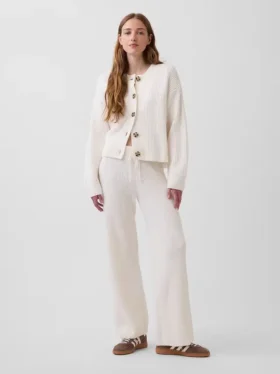 CashSoft-Pullover-Hose mit Shaker-Stitch-Muster