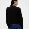 CashSoft Oversize-Strickjacke mit grobem Strickmuster