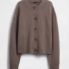 CashSoft Oversize-Strickjacke mit grobem Strickmuster