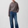 CashSoft Oversized-Hoodie mit Shaker-Stitch-Muster