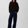 CashSoft Oversized-Hoodie mit Shaker-Stitch-Muster