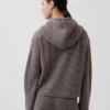 CashSoft Oversized-Hoodie mit Shaker-Stitch-Muster