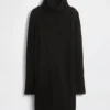 CashSoft Pointelle-Rollkragen-Pullover-Kleid