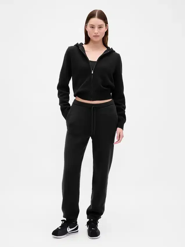 CashSoft-Pullover-Hoodie mit Reißverschluss