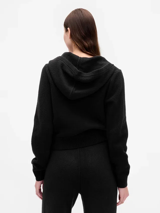 CashSoft-Pullover-Hoodie mit Reißverschluss