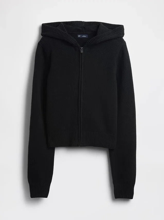 CashSoft-Pullover-Hoodie mit Reißverschluss