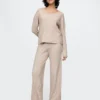 CashSoft-Pullover-Hose mit breitem Rippmuster