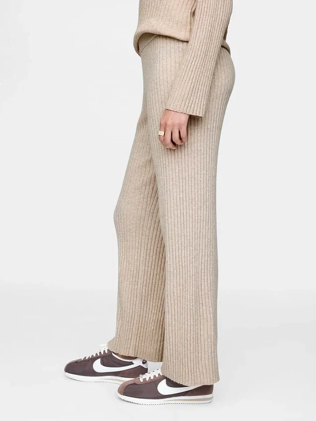 CashSoft-Pullover-Hose mit breitem Rippmuster