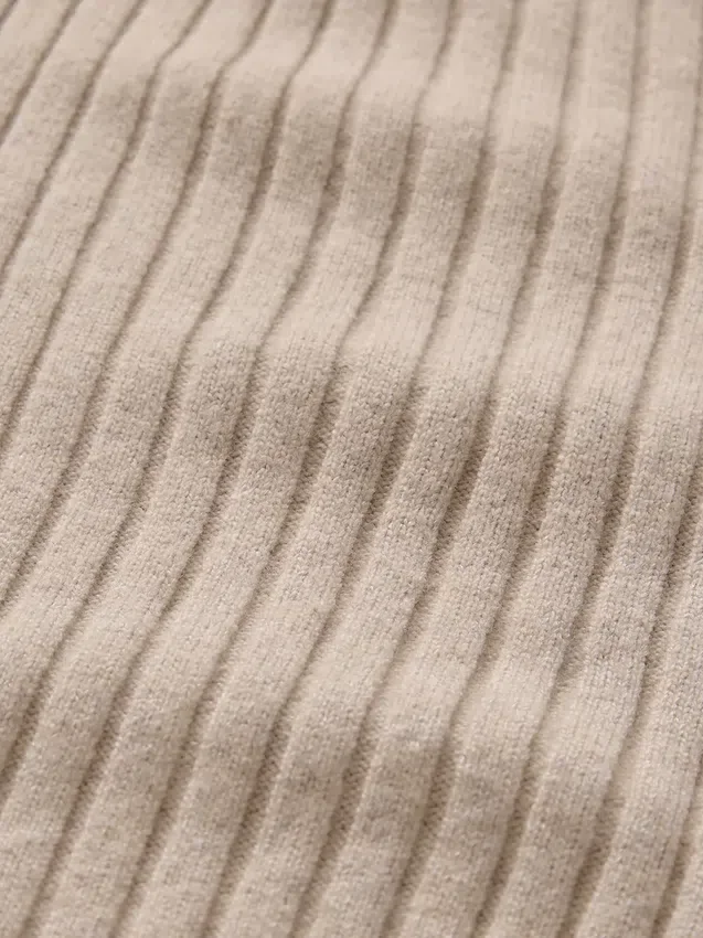 CashSoft-Pullover-Hose mit breitem Rippmuster
