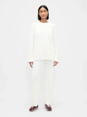 CashSoft-Pullover-Hose mit Shaker-Stitch-Muster