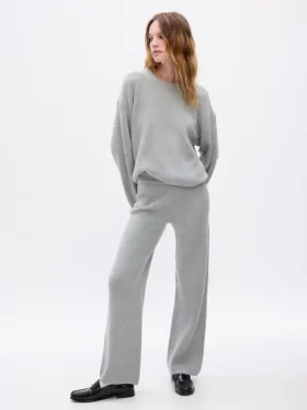 CashSoft-Pullover-Hose mit Shaker-Stitch-Muster