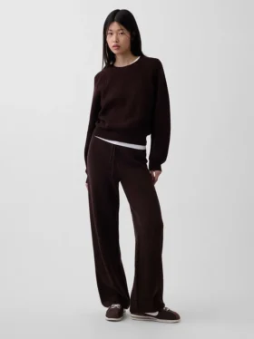 CashSoft-Pullover-Hose mit Shaker-Stitch-Muster