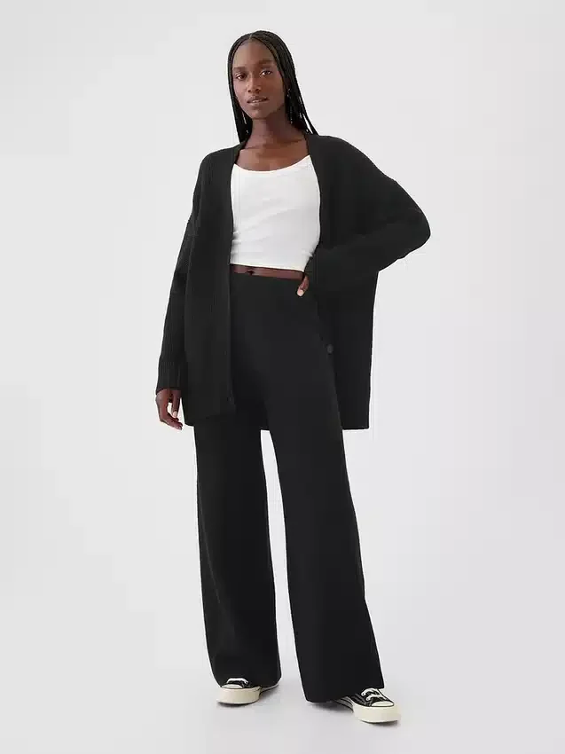 CashSoft-Pullover-Hose mit Shaker-Stitch-Muster