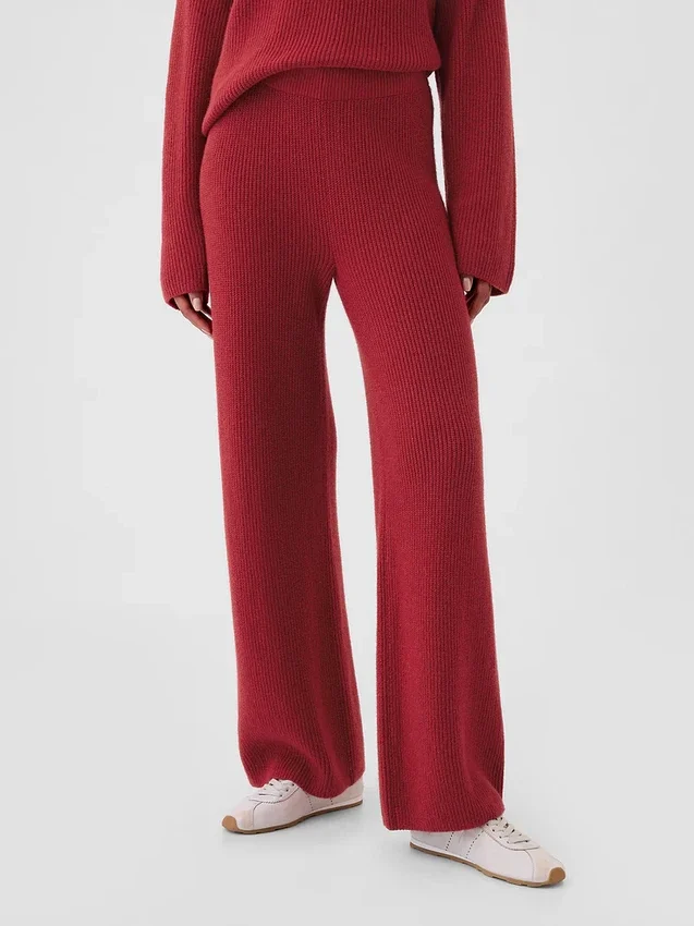 CashSoft-Pullover-Hose mit Shaker-Stitch-Muster