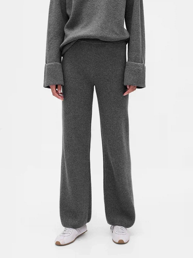 CashSoft-Pullover-Hose mit Shaker-Stitch-Muster