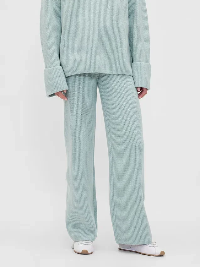 CashSoft-Pullover-Hose mit Shaker-Stitch-Muster