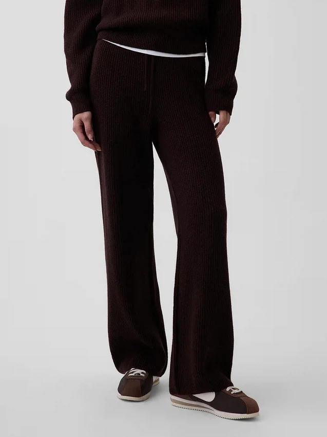 CashSoft-Pullover-Hose mit Shaker-Stitch-Muster