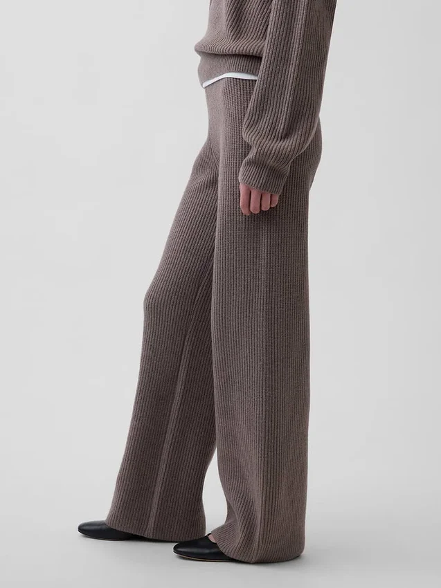 CashSoft-Pullover-Hose mit Shaker-Stitch-Muster