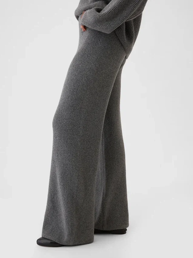 CashSoft-Pullover-Hose mit Shaker-Stitch-Muster