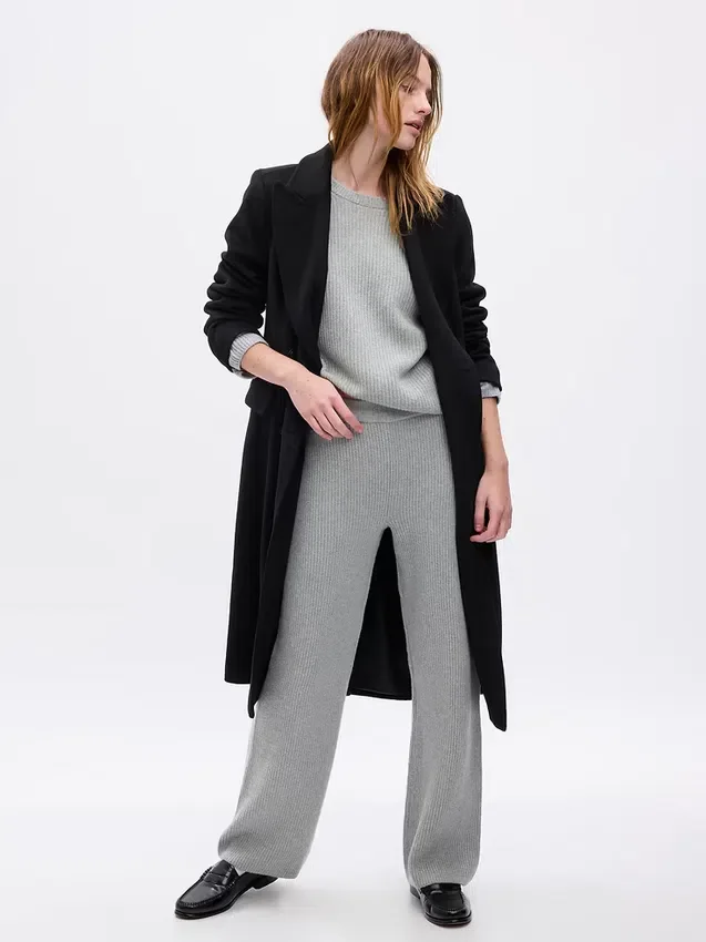CashSoft-Pullover-Hose mit Shaker-Stitch-Muster