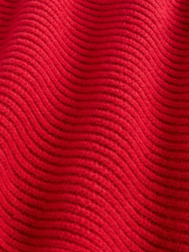 CashSoft-Pullover-Hose mit Shaker-Stitch-Muster
