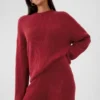 CashSoft-Pullover-Hose mit Shaker-Stitch-Muster