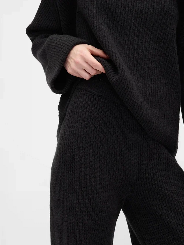 CashSoft-Pullover-Hose mit Shaker-Stitch-Muster
