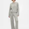 CashSoft-Pullover-Hose mit Zopfmuster