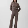 CashSoft-Pullover-Hose mit Zopfmuster