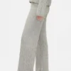 CashSoft-Pullover-Hose mit Zopfmuster