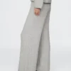CashSoft-Pullover-Hose mit Zopfmuster