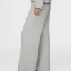 CashSoft-Pullover-Hose mit Zopfmuster