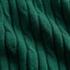 CashSoft-Pullover-Hose mit Zopfmuster