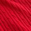 CashSoft-Pullover-Hose mit Zopfmuster