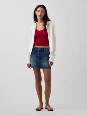 CashSoft-Pullover – Kurzer Kapuzenpullover mit Reißverschluss