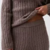 CashSoft-Pullover mit lockerem Zopfmuster als Hose