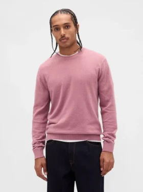 CashSoft-Pullover mit Rundhalsausschnitt