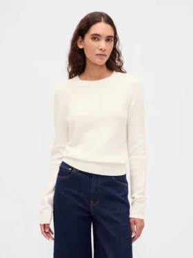 CashSoft-Pullover mit Rundhalsausschnitt
