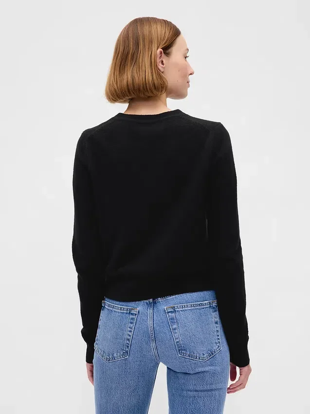 CashSoft-Pullover mit Rundhalsausschnitt