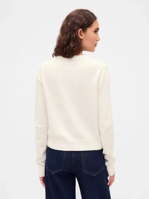 CashSoft-Pullover mit Rundhalsausschnitt