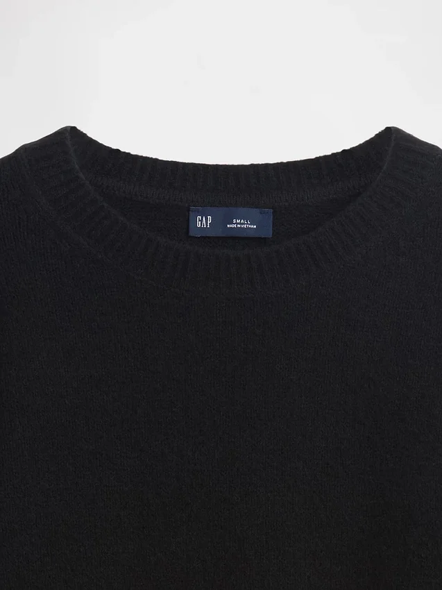 CashSoft-Pullover mit Rundhalsausschnitt