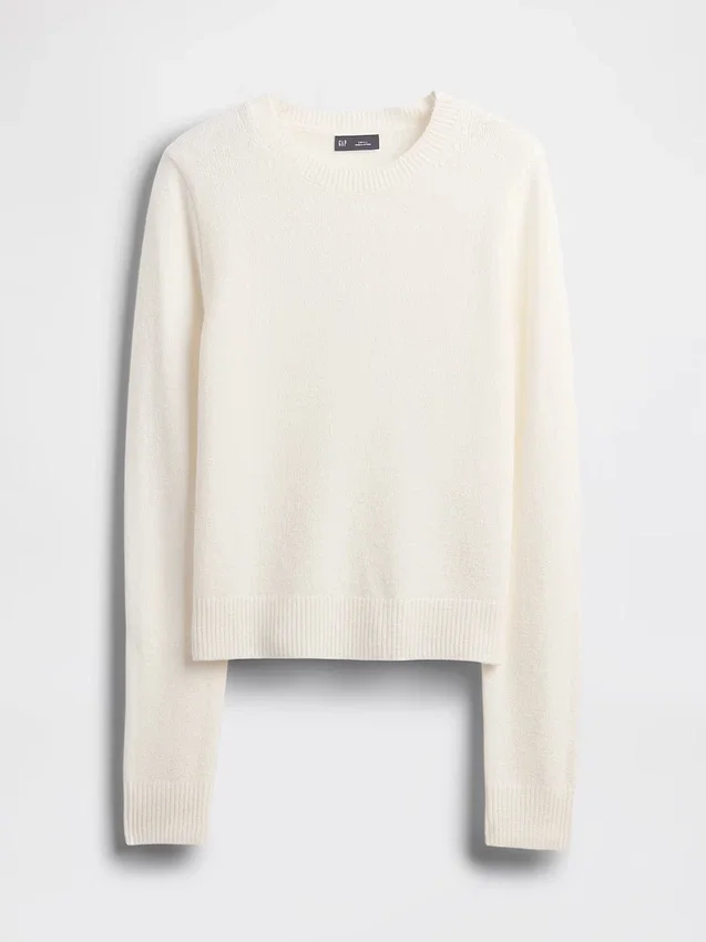 CashSoft-Pullover mit Rundhalsausschnitt