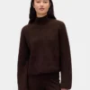 CashSoft-Pullover mit Shaker-Stich und Rollkragen