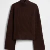 CashSoft-Pullover mit Shaker-Stich und Rollkragen