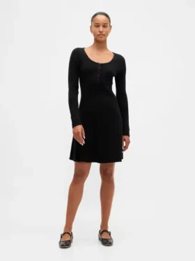 CashSoft-Rippen-Mini-Pullover-Kleid